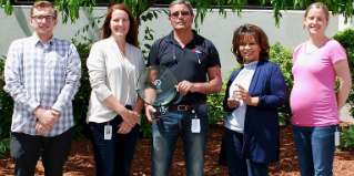 Fastener Solutions Team Displays EHS Award